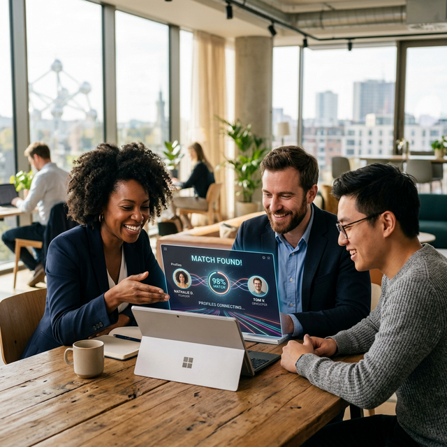 Equipe utilisant le Matching IA